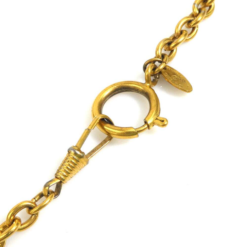 CHANEL Gold Logo Necklace - Picture 6 of 10